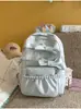 Nova Mochila Escolar Estilo Japonês Ins, Mochila Fofa com Laço para Meninas do Ensino Médio, Estilo Universitário, Mochila Leve e Doce