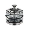 Botella Giratoria para Condimentos de Cocina Tarro para Condimentos Doméstico Traje de Combinación de Vidrio Tarro para Condimentos Caja Giratoria para Almacenamiento de Condimentos