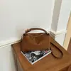 Bolsa transversal de estampa de leopardo nicho para o trabalho, nova bolsa de ombro da moda 2026, bolsa quadrada pequena estilosa e única