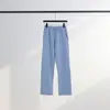 Pantalones Casuales de Pierna Recta de Modal de Cintura Alta Estilo Lulu, Adelgazantes y con Caída, Pantalones Anchos Sueltos para Mujer, Nuevo Artículo
