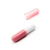 Niña polvo Bálsamo para labios botella redonda a presión tubo de labios carcasa LG283 plástico delgado tubo de lápiz labial empaque cosmético