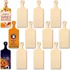 Fatias de Madeira Artesanais DIY Mini Tábuas de Corte de Madeira Artesanato de Madeira para Grafite Infantil Decorações de Festa Familiar de Natal