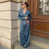 Conjunto de Camisa de Manga Larga y Pantalón Largo de Moda de Alta Gama Elegante para Viajes y Uso en Casa, Nuevo Otoño/Invierno 2026, Europeo y Americano Transfronterizo