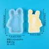 Molde de Gota de Gel de Cristal Serie Día de San Valentín DIY Modelado de Pareja Romántica Velas de Aromaterapia Jabón Adornos Molde de Silicona