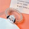 Dibujos animados Yugui perro kulomi cuerda para la cabeza línea telefónica anillo para el cabello pulsera de doble uso para mujer linda niña corazón accesorios para el cabello al por mayor