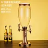 Dispensador de Cerveza de Doble Cabezal 3L, Máquina de Cerveza Comercial con Iluminación, Torre de Cerveza para Bares y KTVs, Dispensador de Bebidas de 5L