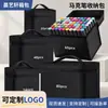 Bolsa Portátil con Cremallera de Gran Capacidad para Marcadores con 120 Colores, Estuche de Almacenamiento para Marcadores Acrílicos, Venta al por Mayor, Personalizable