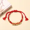 Festival del Bote del Dragón 2026 Pulsera de Cuerda Colorida con Monedas de los Cinco Emperadores y Borlas, Pulsera Tejida a Mano, Pequeño Souvenir al por Mayor para Atracciones Turísticas