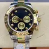 Reloj para Hombre Rolex Daytona Serie 40mm Multifuncional Cronógrafo Incrustado de Diamantes Mecánico Totalmente Automático Aliexpress