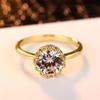 Acessórios de moda criativo anel de diamante de casamento moda personalidade europeia e americana feminina anel de coroa de zircônia atacado transfronteiriço