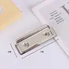 Clip de Placa Metálica en Stock Clip para Archivo A4 Clip de Pizarra Metálica Accesorios para Carpeta de Escritura Publicitaria Carpeta de Información