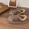 Zapatos de Algodón para Niñas 2025 Invierno Nuevos Tenis Cálidos para Niños Zapatos Casuales de Terciopelo Retro Engrosados con Velcro para Niños