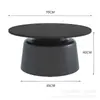 Mesa de centro estilo creme para apartamento sala de estar casa pequeno apartamento simples rede vermelha ferro redondo martini homestay mesa de centro