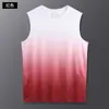 Esportes Colete Masculino Verão manga curta Fitness Secagem rápida Colete sem mangas Loose Running T-shirt Basquete Treinamento Fitness Roupas