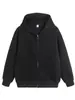 Sudadera con capucha tipo cárdigan estilo americano para hombre 2026 Nueva Otoño Invierno Retro Tendencia Marca Juvenil Sencilla Holgada Chaqueta