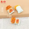 Tiras de Frango Picante Desossadas Acessórios de Resina DIY para Artesanato, Pingentes de Presilha com Gotejamento de Óleo, Chaveiros, Capas de Celular