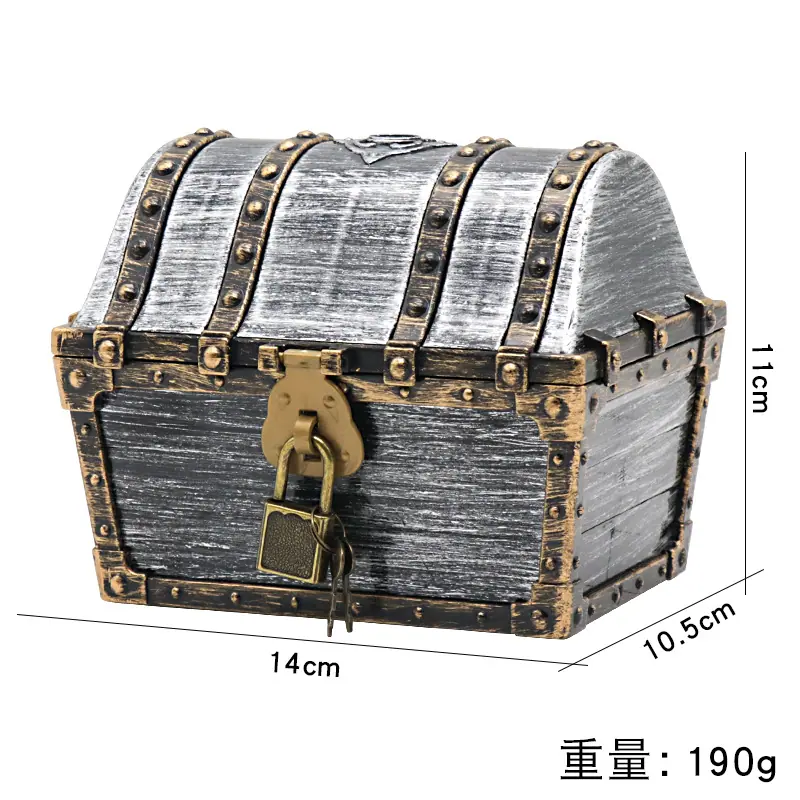 中号仿古宝箱A款