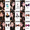 Atuendo de Festival Pinza para el Cabello de Calabaza para Niñas y Niños Clip Divertido de Gato Negro Fantasma para el Cabello Adorno para la Cabeza de Halloween Exquisito