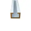 Ranura en forma de C, Riel guía para sensor, Ranura de montaje para interruptor fotoeléctrico, Ranura en forma de U de brida interior de aleación de aluminio, Ranura de aluminio para riel