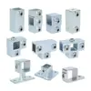 Conector de Pieza de Fijación para Tubo Cuadrado Galvanizado de Hierro Fundido de 20/25/30/40mm Conexión sin Soldadura para Marco de Acero Cuadrado Sujetador
