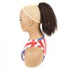Cola de caballo de peluca europea y americana para mujer, cabello corto de fibra química, permanente de maíz, cola de caballo con cordón, comercio exterior, cola de caballo esponjosa y rizada con cordón