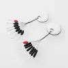 Venta al por mayor de fábrica frijol espacial 6+1 goma cilíndrica forma de oliva Frijol espacial Set de línea de pesca equipo de pesca accesorios de pesca