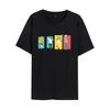 Moda primavera de estilo novo transfronteiriço top moderno casual solto camiseta de manga curta de verão masculina e feminina
