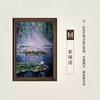 Pintura al óleo de Nenúfares de Monet, pintada a mano, para porche, decorativa, para sala de estar americana, para colgar, famosa, murales vintage.