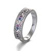 Venta Caliente Transfronteriza de AliExpress Nuevo Elemento de Diseño Ojo del Diablo Anillo de Circón Microincrustado Popular Pulsera para Mujer
