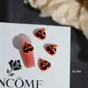 Accesorios para Uñas Halloween Estilo Punk Oscuro Cruz Corazón Calavera Forma de Serpiente Estilo Y2K Hot Girl Decoración de Uñas