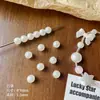 Cuentas Espaciadoras de Perlas de Imitación Acrílicas de Forma Irregular Barroca Materiales para Pulsera DIY Cadena de Teléfono Collar