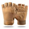 Guantes Tácticos de Medio Dedo para Hombre, Verano, Lucha, Boxeo, Ciclismo al Aire Libre, Deportes de Motocicleta, Fitness, Sin Dedos, Camuflaje