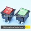 Interruptor de Barco Iluminado Verde Kcd4 4 Pinos Interruptor Basculante Verde com Luz Interruptor para Dispositivo Médico
