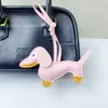 Pendente Dachshund Mais Vendido Transfronteiriço Criativo Pendente de Bolsa Couro PU Dachshund Fofo Chaveiro de Carro Dachshund Presente