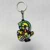 Lindo regalo creativo PVC goma suave colgante de personaje llavero al por mayor Dibujos animados Dibujos animados Dibujos animados llavero