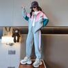 Conjunto de Sudadera para Niña Atuendo de Primavera 2026 Nuevo de Moda Estilo Celebridad de Internet Conjunto de Dos Piezas Ropa Deportiva Casual para Niños Primavera y Otoño