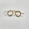 Pendientes de Aro Pequeños Redondos Incrustados de Diamantes, Pendientes Cortos de Moda Estilo Coreano, Pendientes Personalizados Simples y Versátiles para Mujer al por Mayor