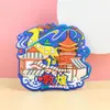 Imanes de nevera de PVC de Chongqing, souvenirs turísticos culturales y creativos, regalos de atracciones de ciudades chinas, pegatinas magnéticas de dibujos animados