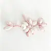 Qipao Hanfu Fivela Dura Tridimensional Botão de Galho de Flor Roupas Retrô Chinesas Acessórios de Botão Decorativo DIY Feito à Mão Atacado