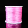Hilo Elástico Plano de 500m Alta Elasticidad Resistente al Desgaste Hilo para Cuentas Juego Completo de Colores para Manualidades Hilo Plano para Ensartar Cristal Material