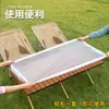 Mantel Desechable para Camping al Aire Libre con Banda Elástica Mantel Cuadrado Grueso a Prueba de Aceite e Impermeable para Mesa de Picnic de Rollo de Huevo