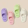 Pantuflas de Ducha para Baño para Mujer, Pantuflas de Verano para Interiores con Tacto Suave, Nuevas Pantuflas de Eva para el Hogar, Antideslizantes y Sin Olor