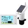 Lançador Multifuncional de Medidor de Nível de Tanque de Água Ultrassônico Carregamento Solar Display Digital Eletrônico Monitor de Nível de Água do Tanque de Água