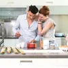 Molde Grueso Antiadherente de 2 Compartimentos para Baguette, Molde para Pastel, Charola Ondulada para Hornear Pan Largo Francés