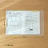 Clip de Almacenamiento con Palanca Giratoria Plástico Carpeta A3 Bolsa de Almacenamiento para Exámenes Inserto Transparente Carpeta A4 para Estudiantes Hojas Sueltas
