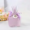 Bolsa de Regalo de Orejas de Conejo de Terciopelo de Pascua Transfronteriza Bolsa de Dulces de Boda Caja de Azúcar Recuerdo de Boda Bolsa de Boda