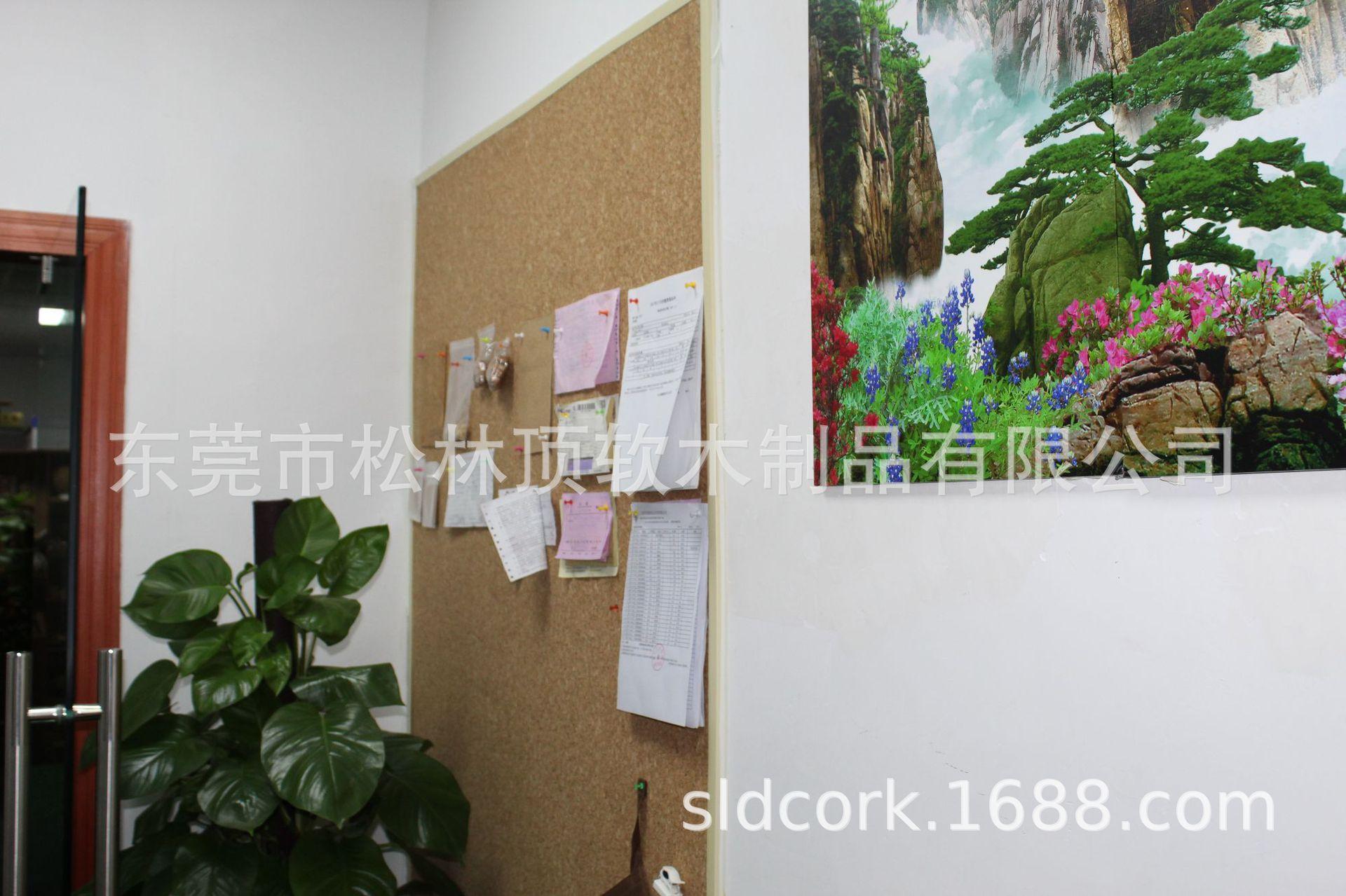 大碎花软木卷材效果