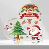 Decoração de Mesa Acrílica de Natal Espessada Coração Transparente Suporte Acrílico Halloween Festival da Primavera Presente Transfronteiriço