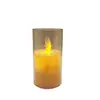 Luz Electrónica de Vela LED con Cubierta de Plástico, Segura y Sin Llama, para Bodas, Cumpleaños, Ambiente Romántico, Luz de Llama Parpadeante