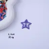 Pasador de Estrella de Dopamina Y2K Lindo para Niña Estrella de Cinco Puntas Pasador de Cabello Color Caramelo Ins Clip BB Clip para Flequillo